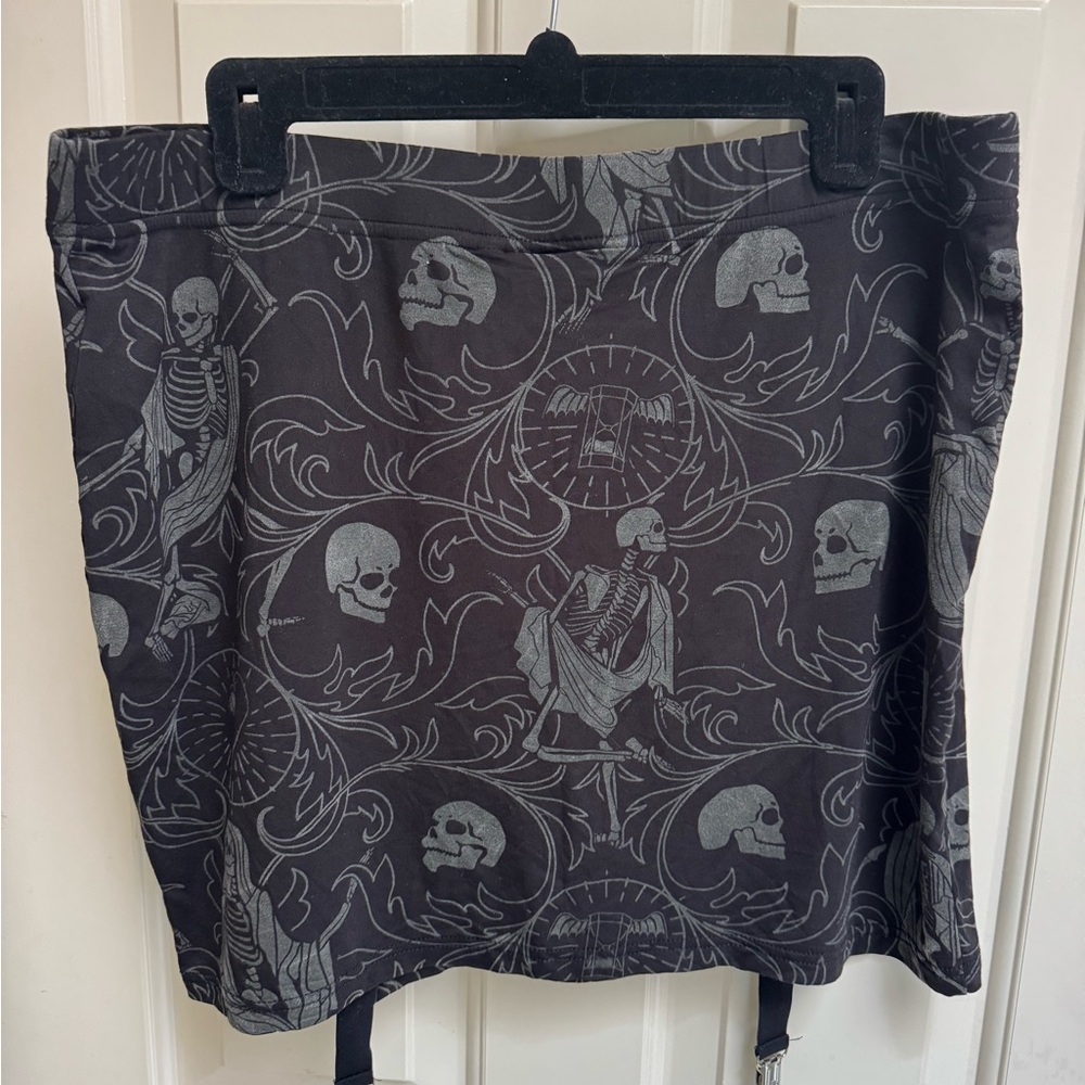 Killstar Black Gothic Danse Mini Skirt - Picture 8 of 10